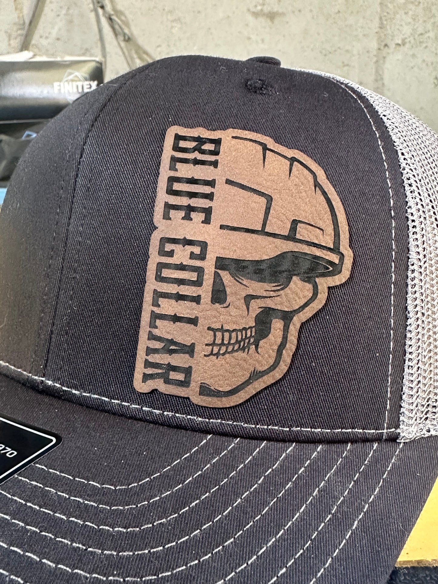 Blue Collar premium snapback and flexfit hats