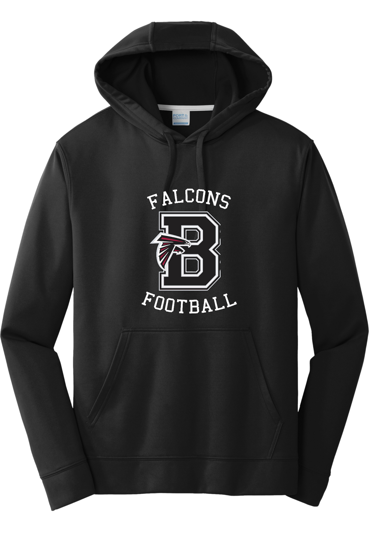 Bellingham Falcons performance fleece hoodie