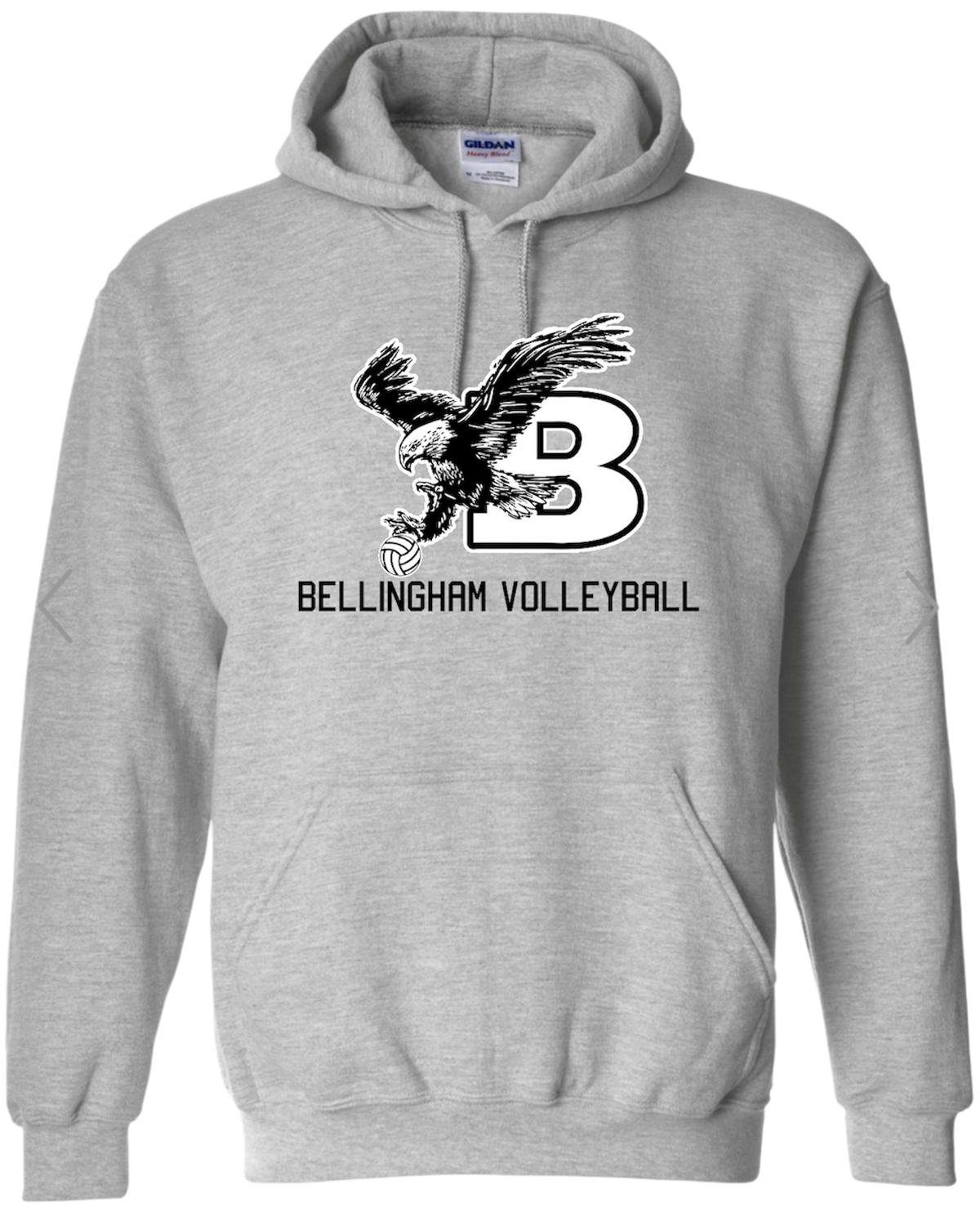 Bellingham Volleyball Side out heavy blend Hoodie