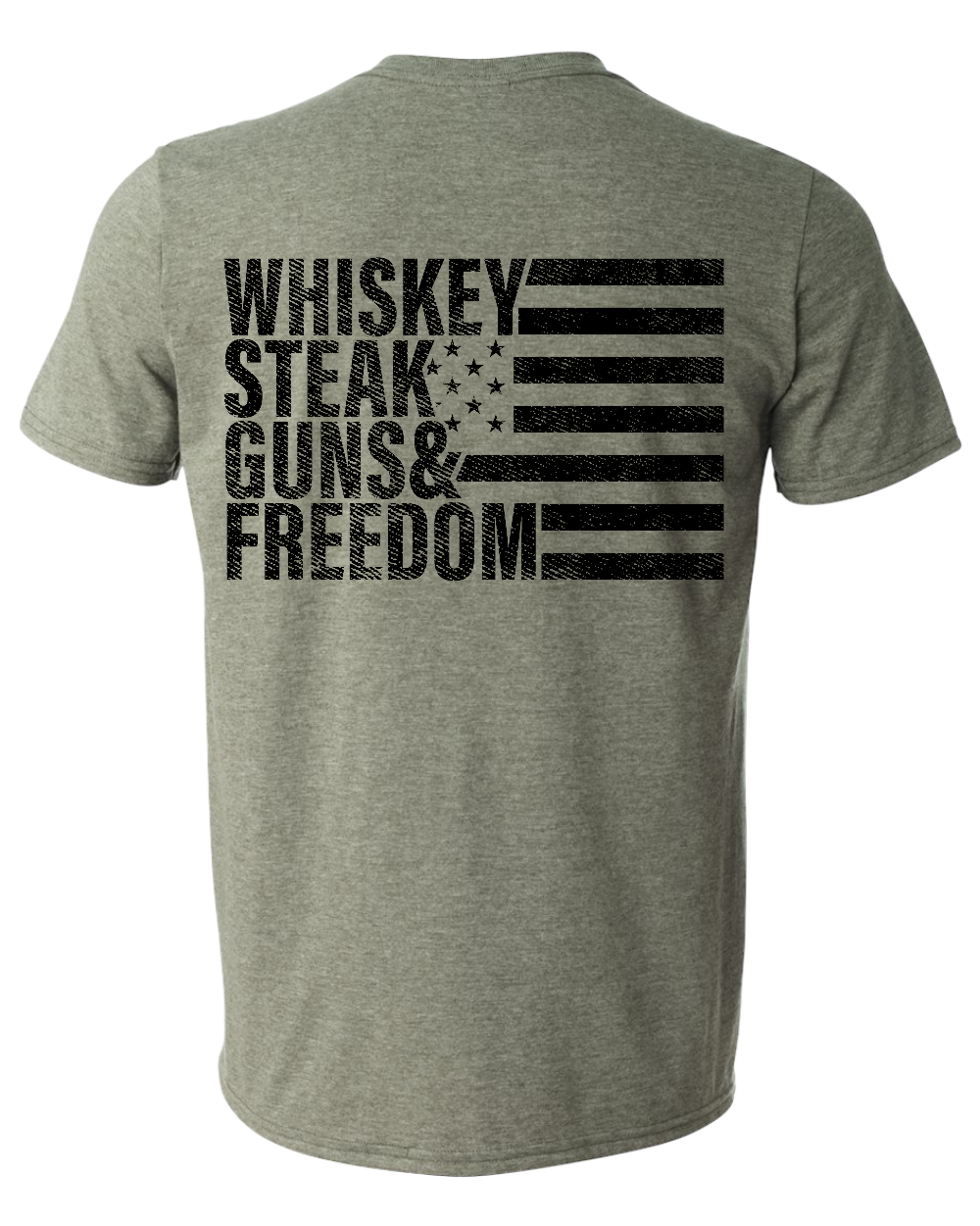 Whiskey steak guns and freedom Graphic Tees / T-shirts