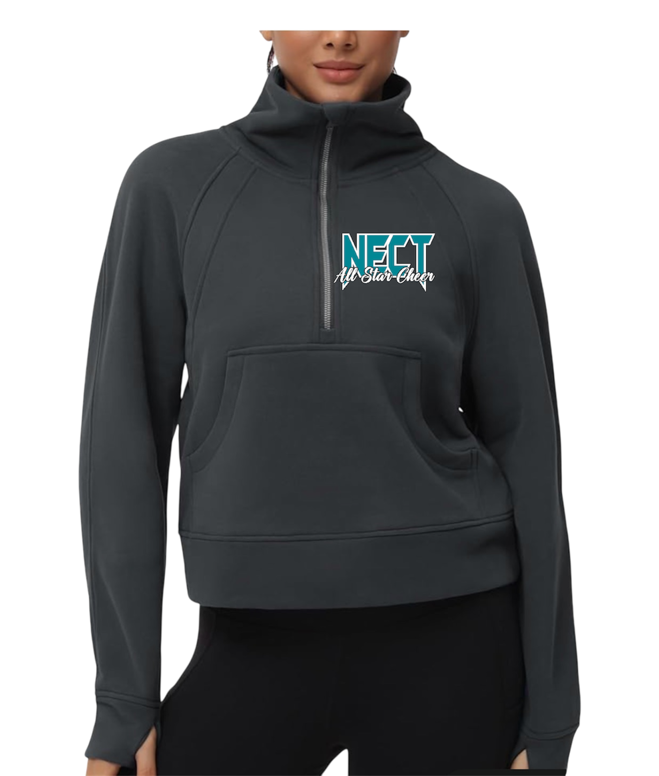 NECT Crop 1/2 zip