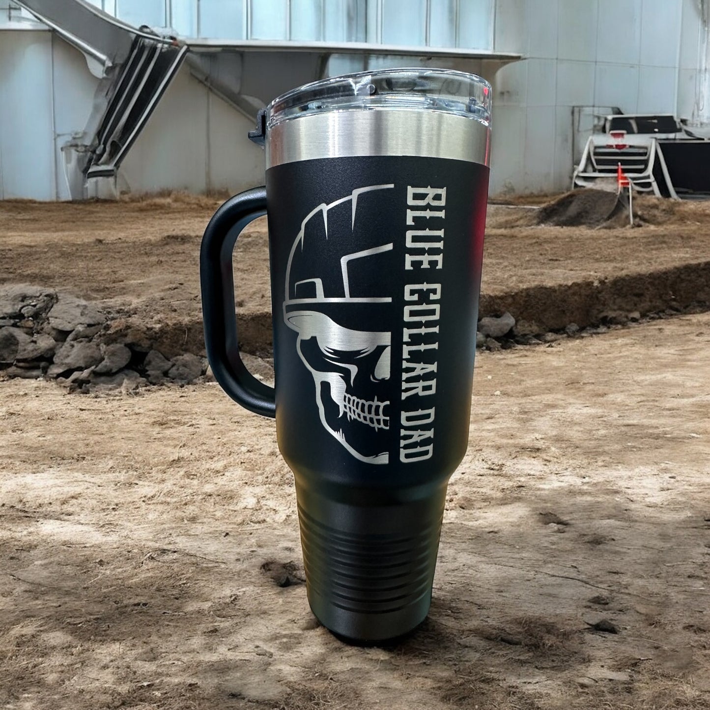 Blue collar dads 40oz Travel Mug