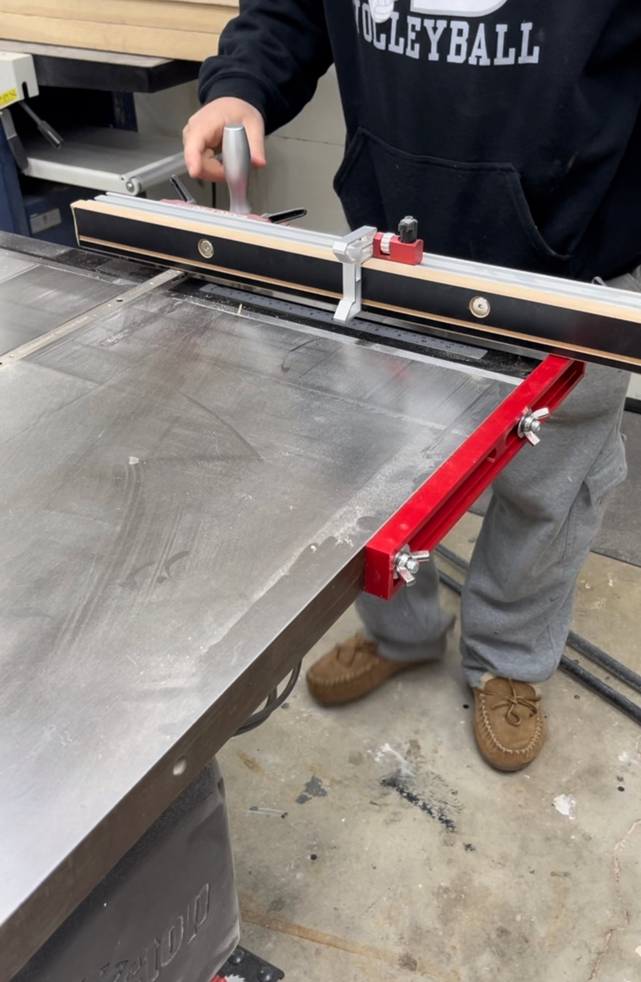 Support Bracket for Sawstop table saw