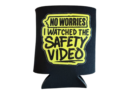 Koozie beverage beer holder Safety Video edition