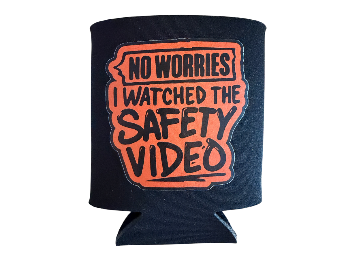 Koozie beverage beer holder Safety Video edition