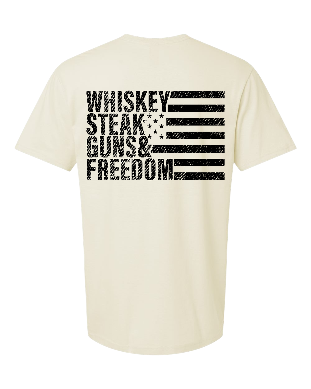Whiskey steak guns and freedom Graphic Tees / T-shirts