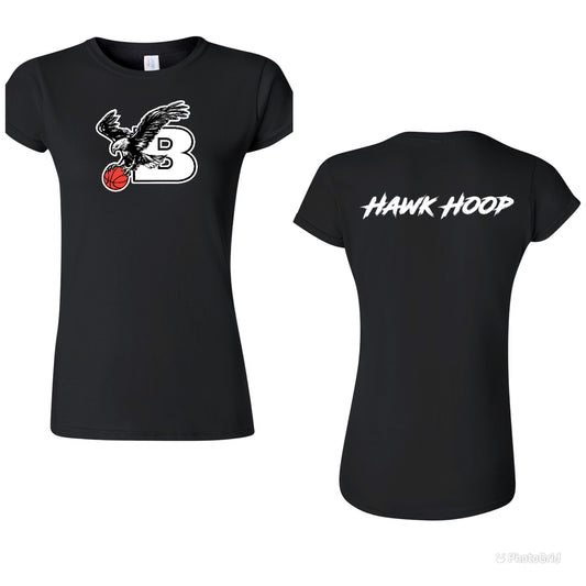 Bellingham Basketball women’s hawk hoop tshirt