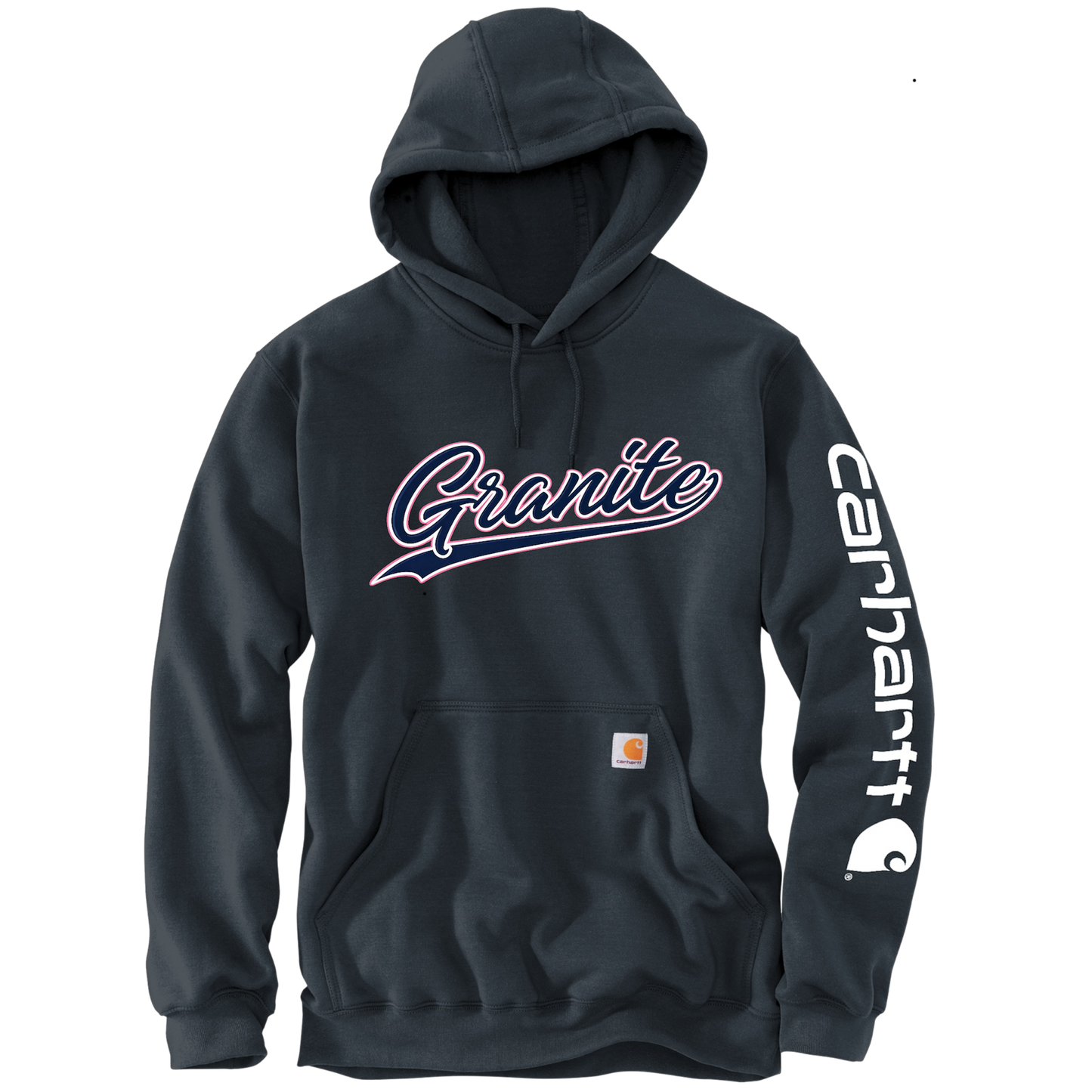 Granite Script Double Header Carhartt hoodie