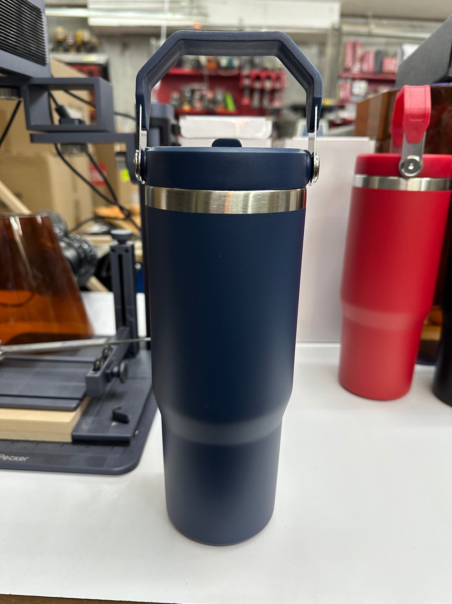 Freedom 30oz stainless steel double sided engraved water bottles