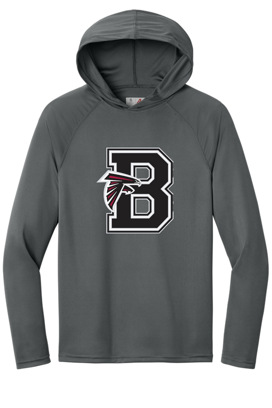 Bellingham Falcons performance long sleeve hooded tshirt