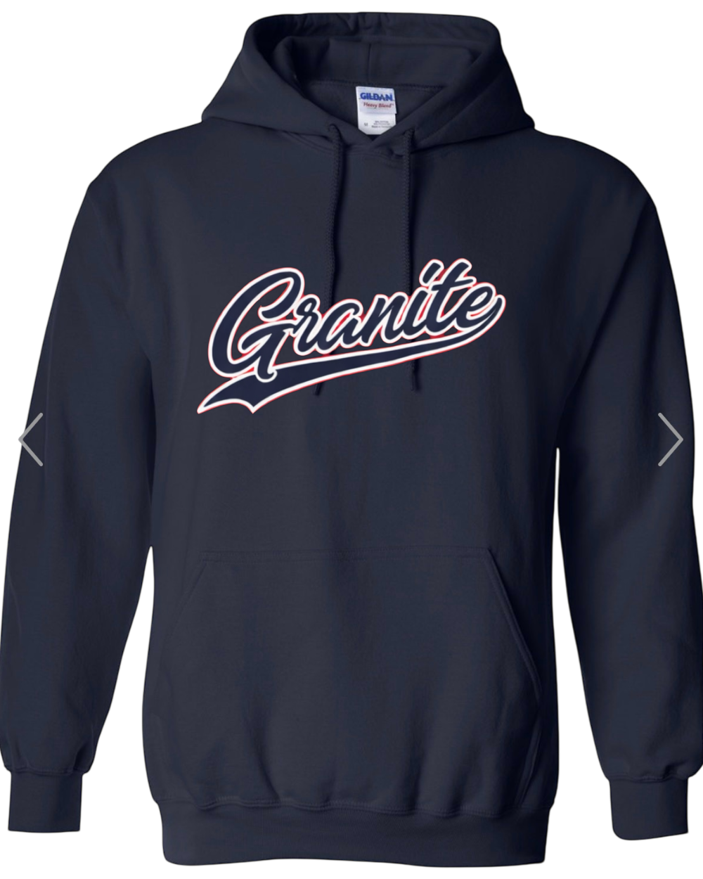 Granite Script heavy blend Dugout Hoodie