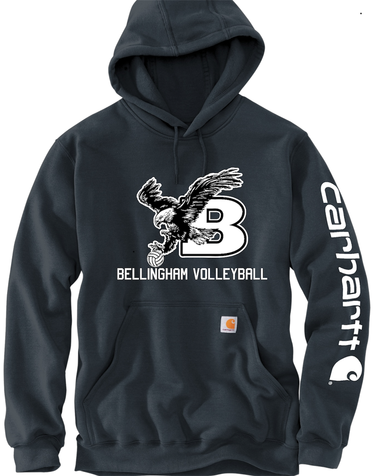 Bellingham Volleyball Side Out Carhartt hoodie