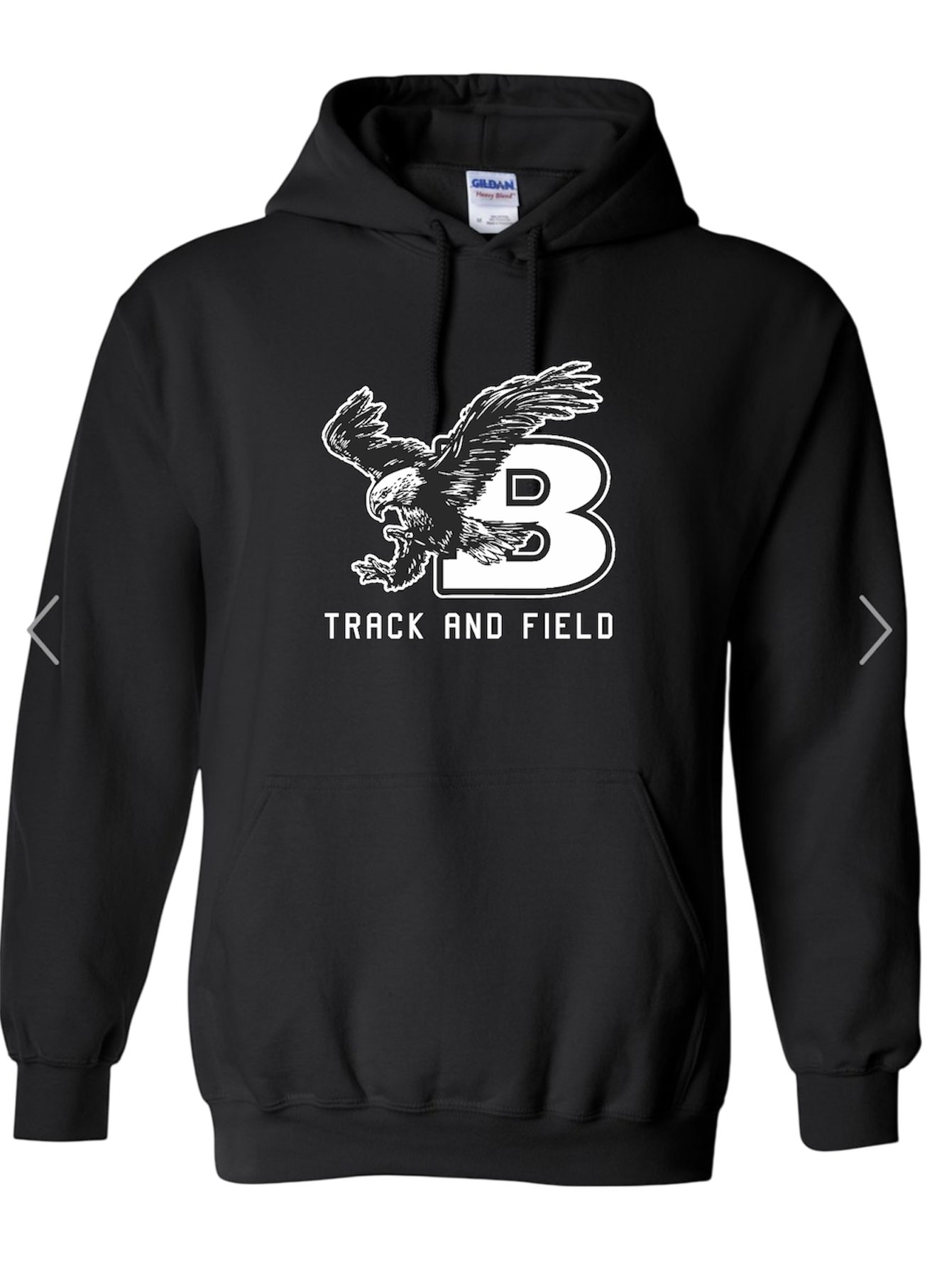 Bellingham Track and Field Heavy Blend hoodie (unisex)