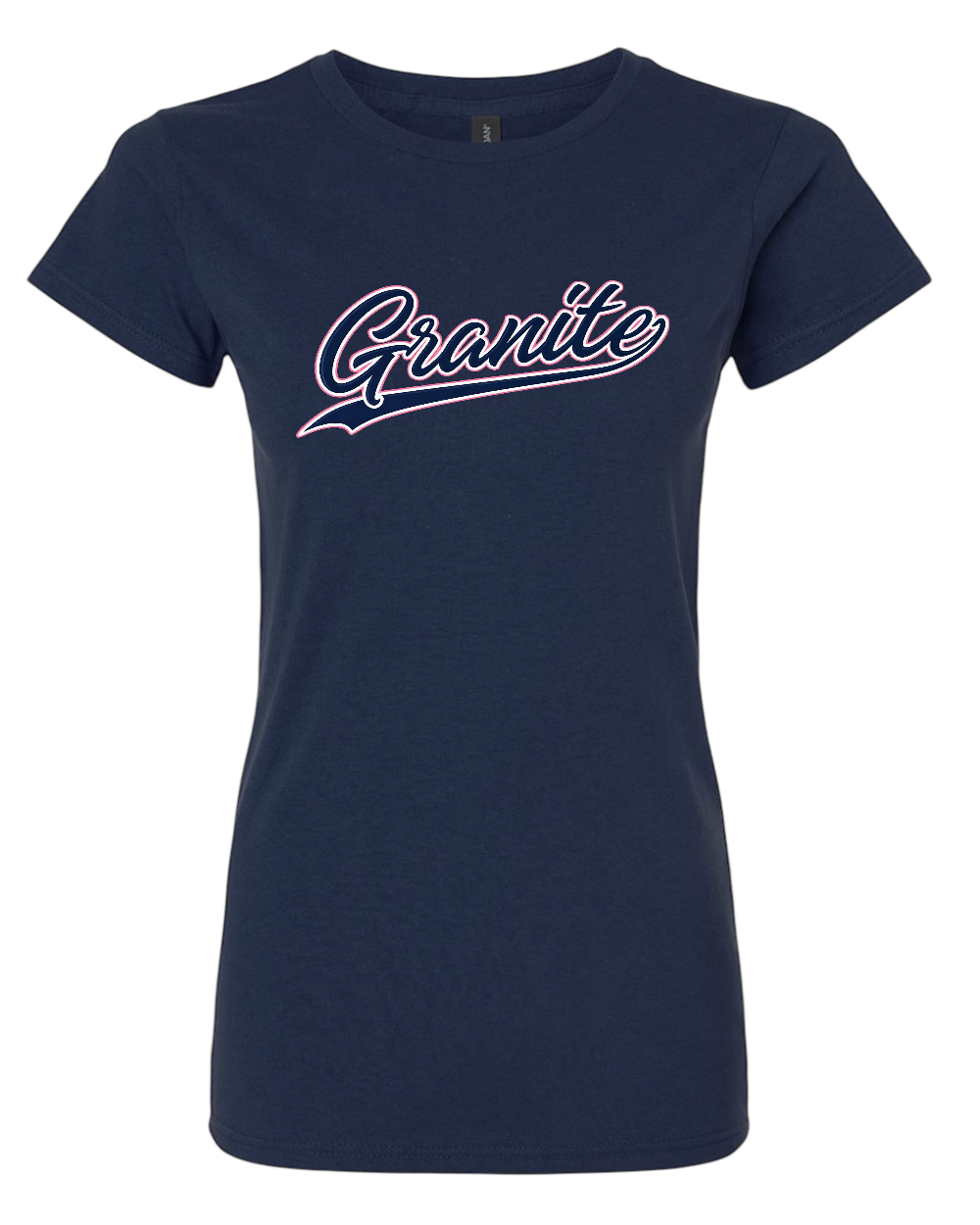 Granite Script women’s Bleacher tshirt