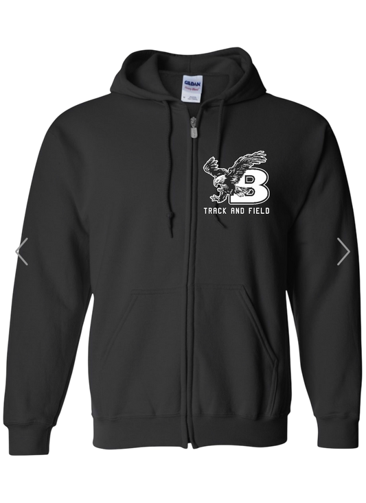 Bellingham Track and Field full zip hoodie