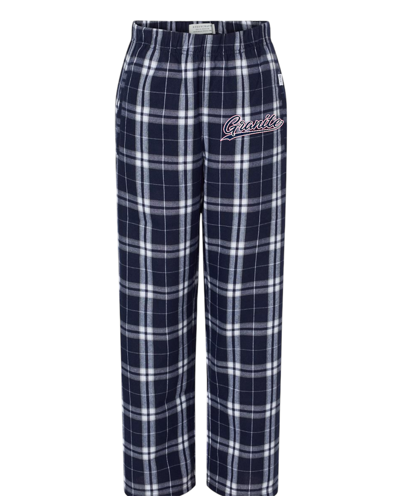 Granite Script Travel Day Flannel pants