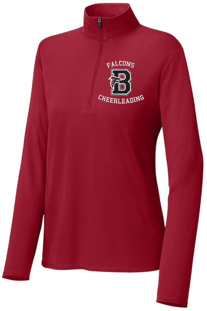 Bellingham Falcons Womens Sport Tek lightweight Micropique 1/4 zip
