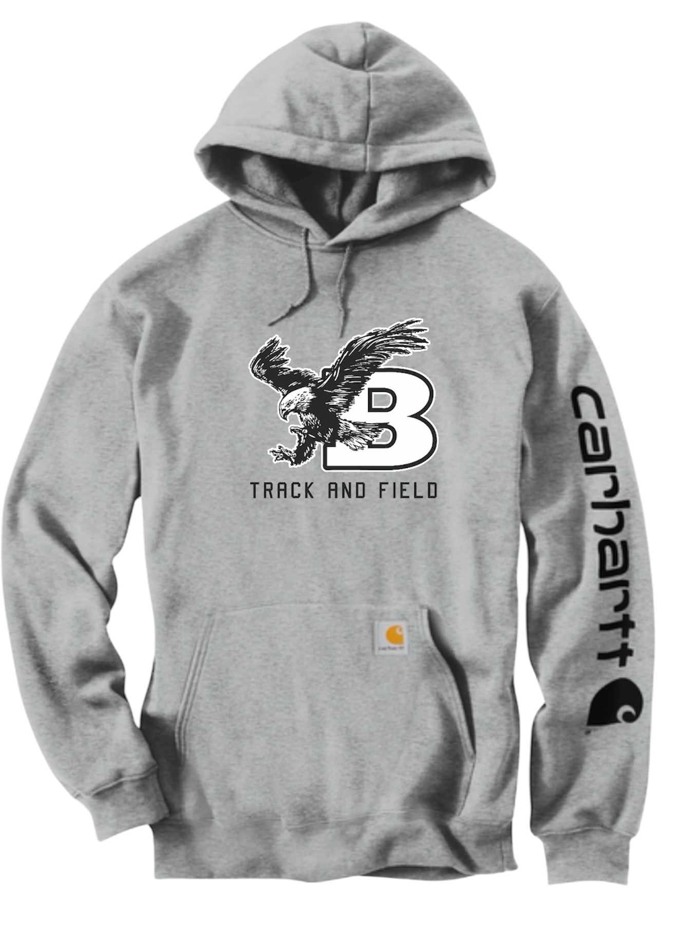 Bellingham track and field Carhartt hoodie (unisex)