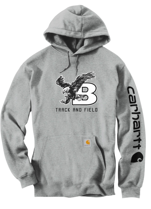 Bellingham track and field Carhartt hoodie (unisex)