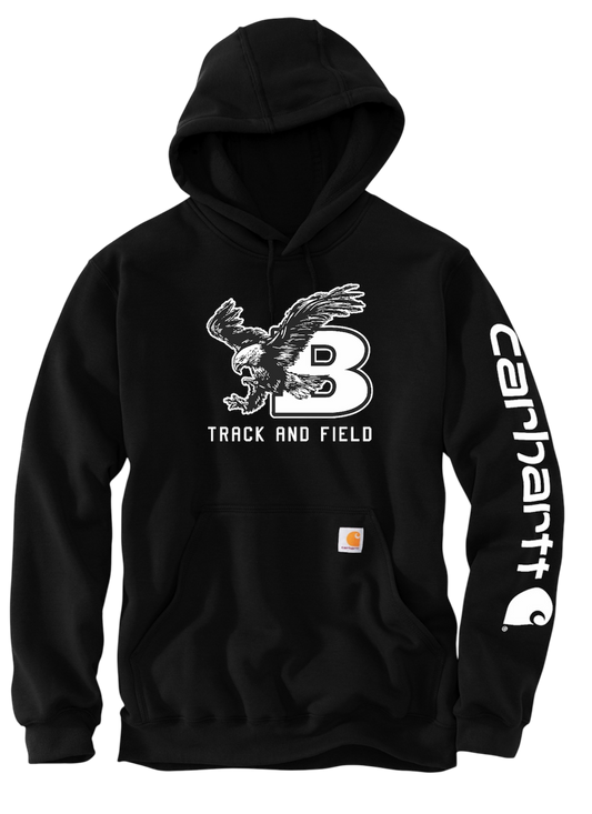 Bellingham track and field Carhartt hoodie (unisex)