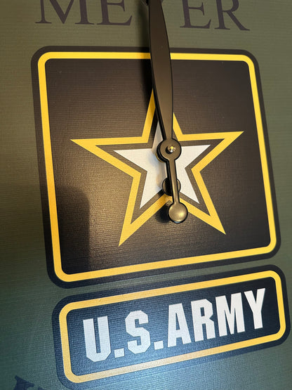 Military Clocks For Veterans Marines, Navy, Coast Guard, Airforce, Army, and even VFW