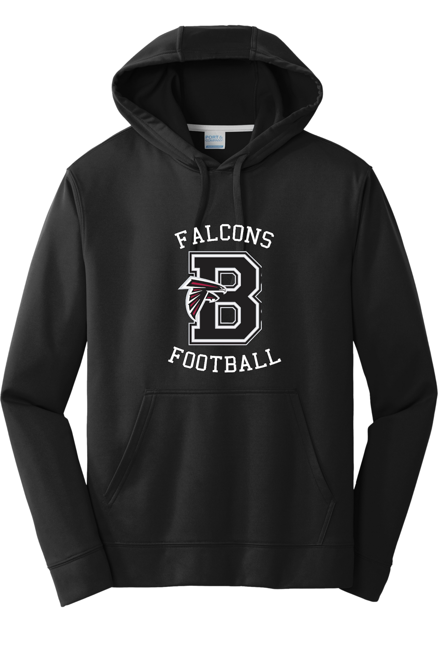 Bellingham Falcons performance fleece hoodie