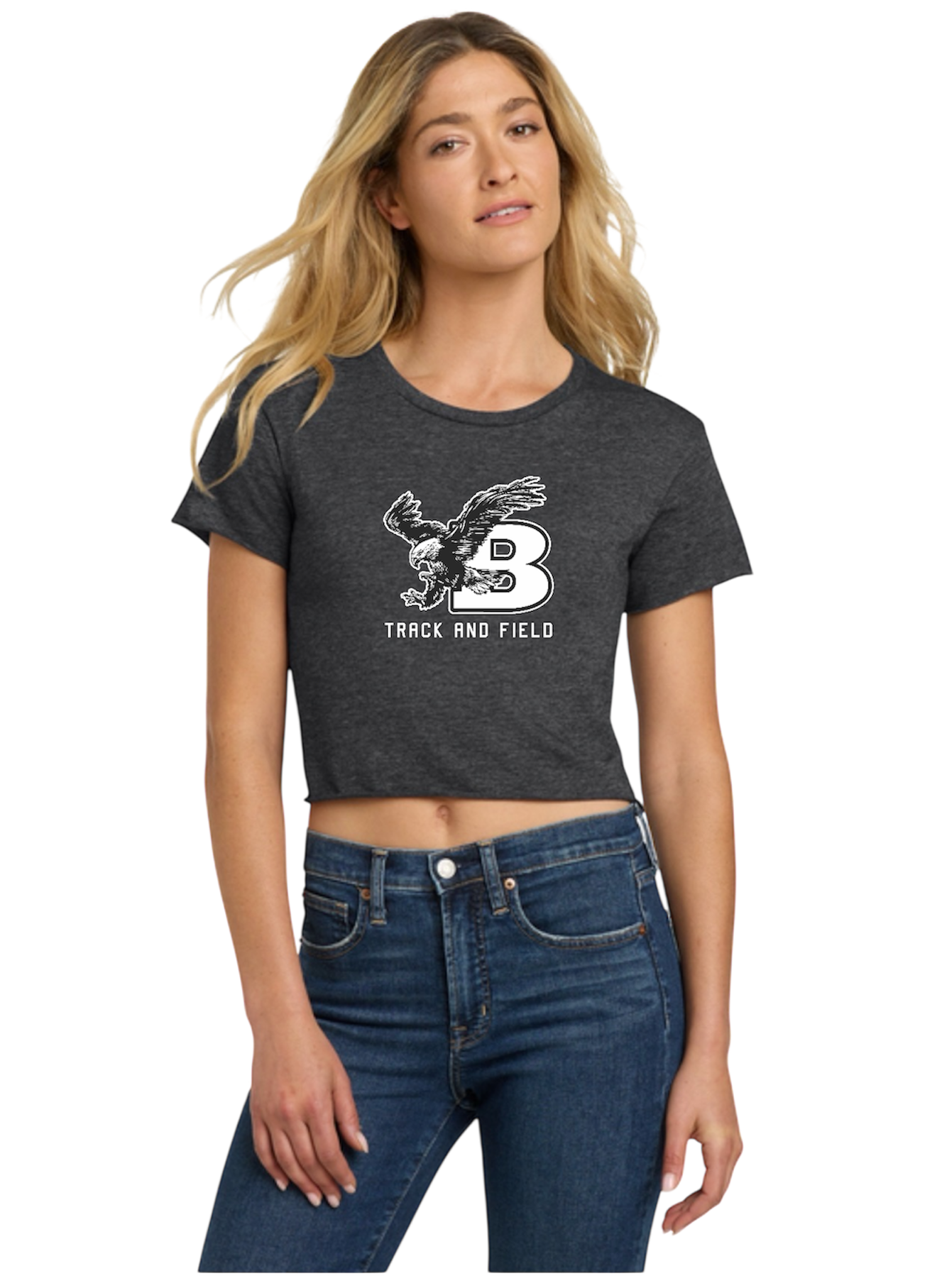 Bellingham Track and Field Crop Tee