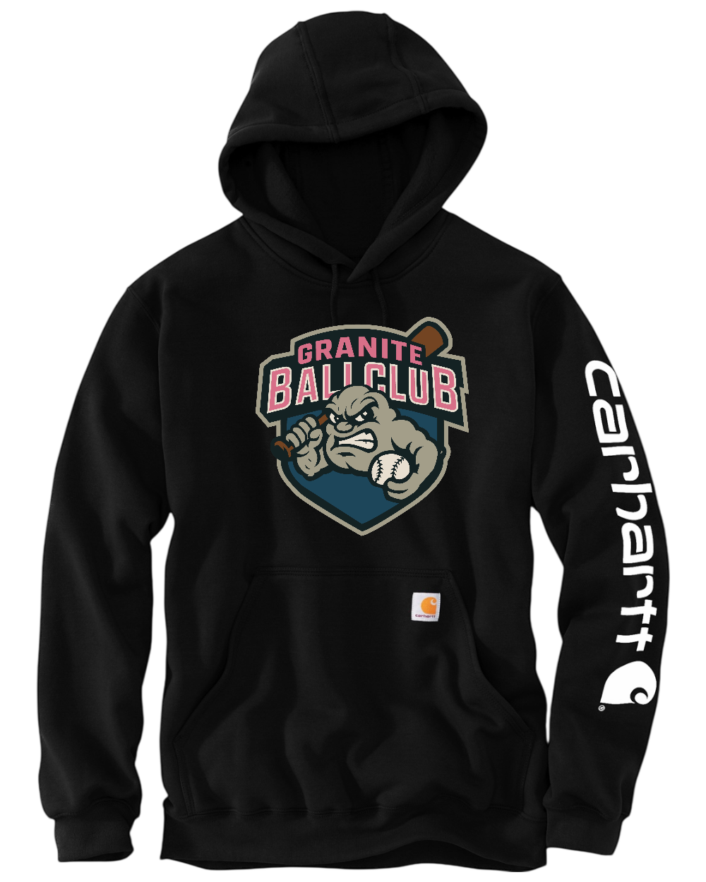Granite Logo Double Header Carhartt hoodie