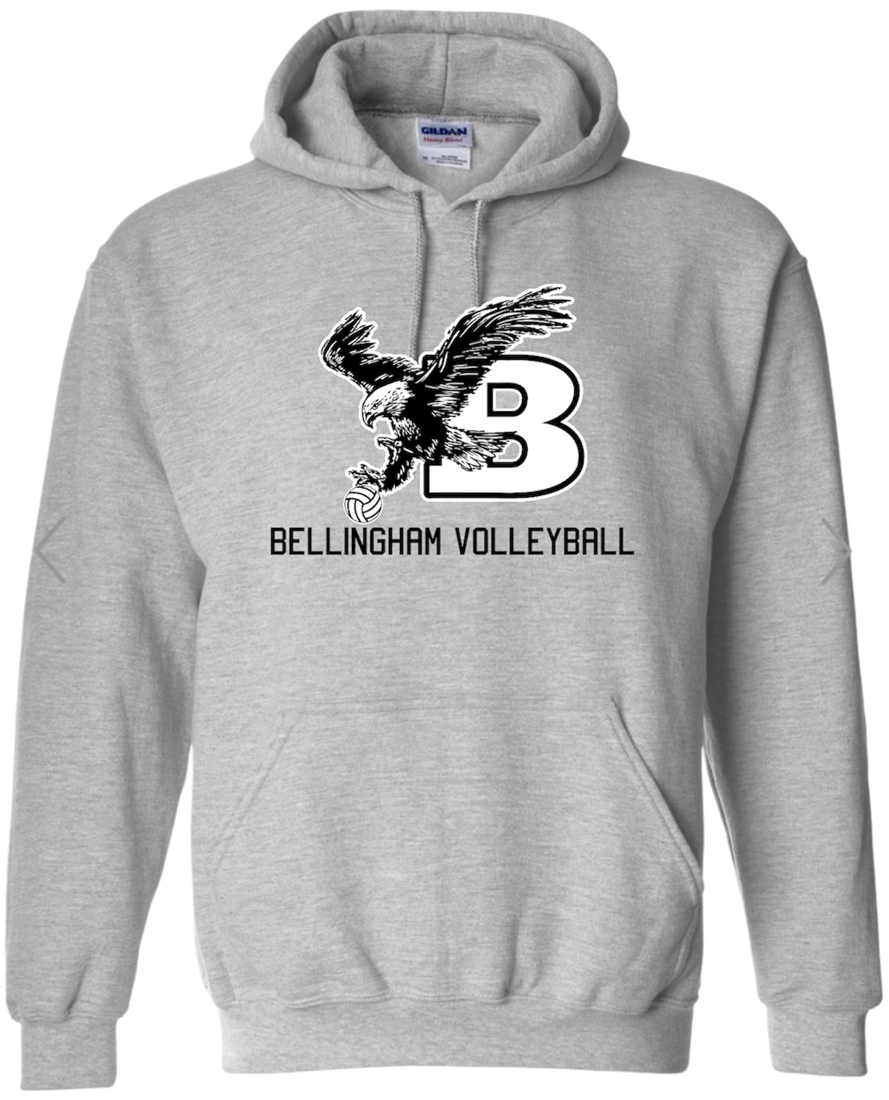 Bellingham Volleyball Side out heavy blend Hoodie