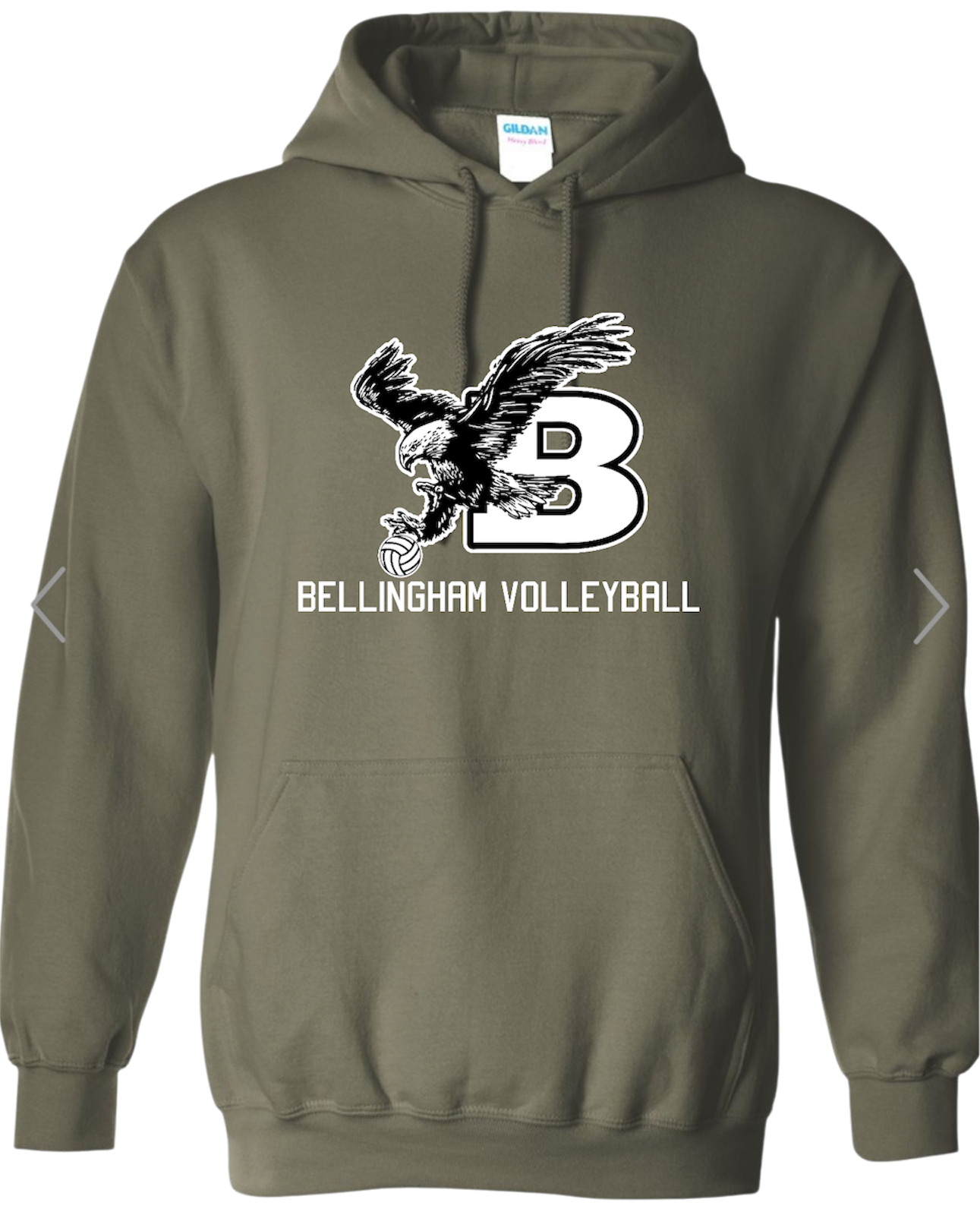 Bellingham Volleyball Side out heavy blend Hoodie
