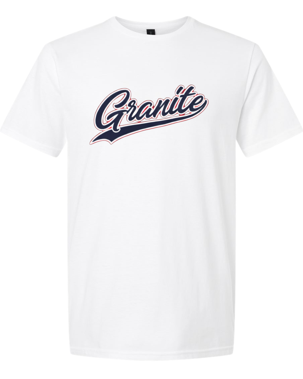 Granite Script softstyle Bleacher tshirt (unisex)