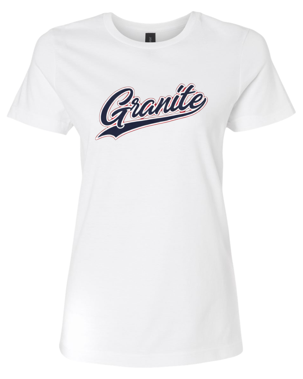Granite Script women’s Bleacher tshirt