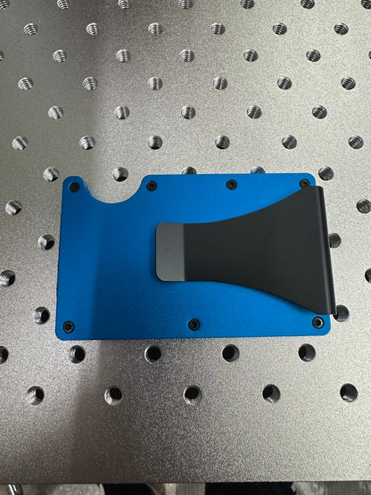 Laserable blank money clip wallet money holder