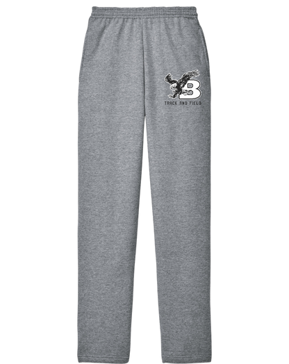 Bellingham Track and Field open bottom pocketed sweatpants