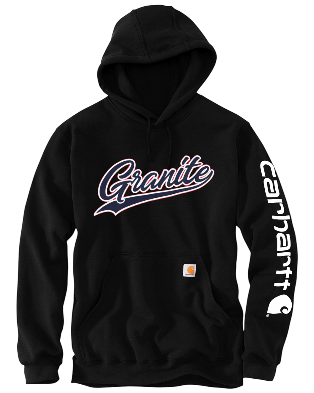 Granite Script Double Header Carhartt hoodie
