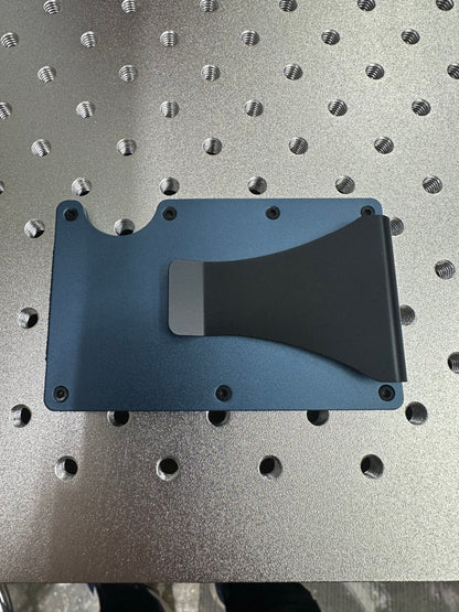Laserable blank money clip wallet money holder