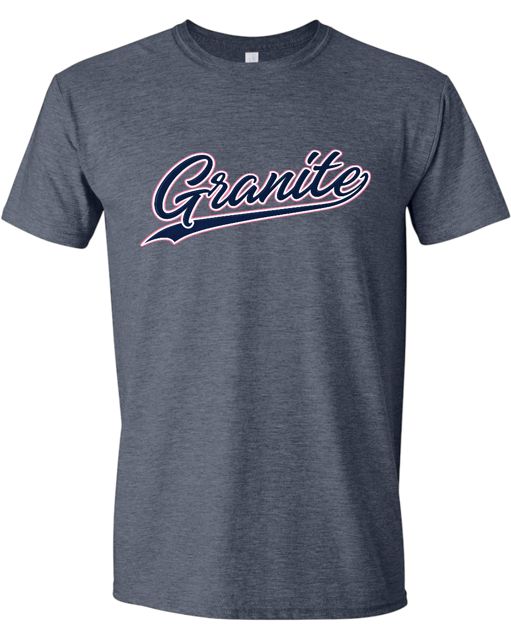 Granite Script softstyle Bleacher tshirt (unisex)