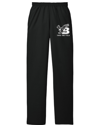 Bellingham Track and Field open bottom pocketed sweatpants