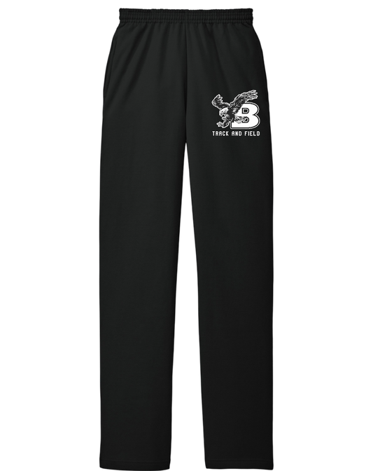 Bellingham Track and Field open bottom pocketed sweatpants