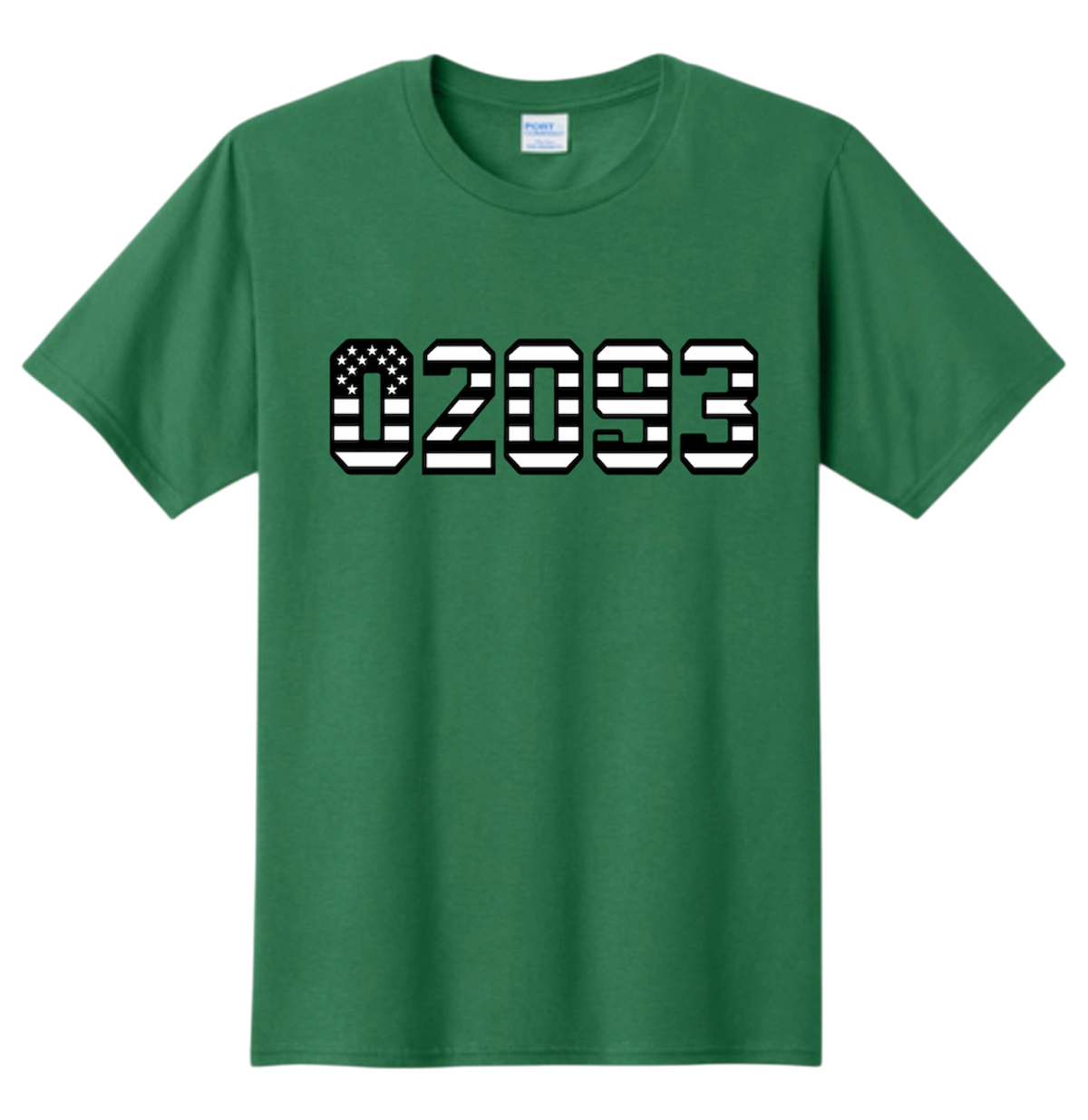 American Flag Zip code tshirts