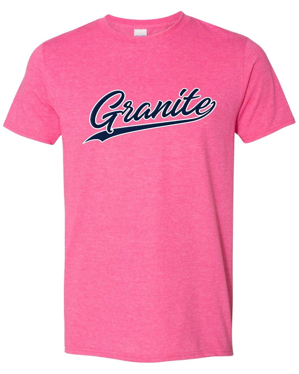 Granite Script softstyle Bleacher tshirt (unisex)