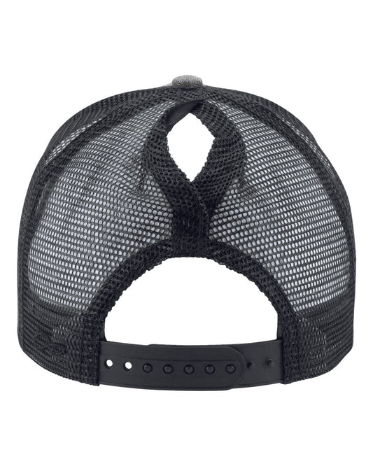 Granite Mom concealed Ponytail hat