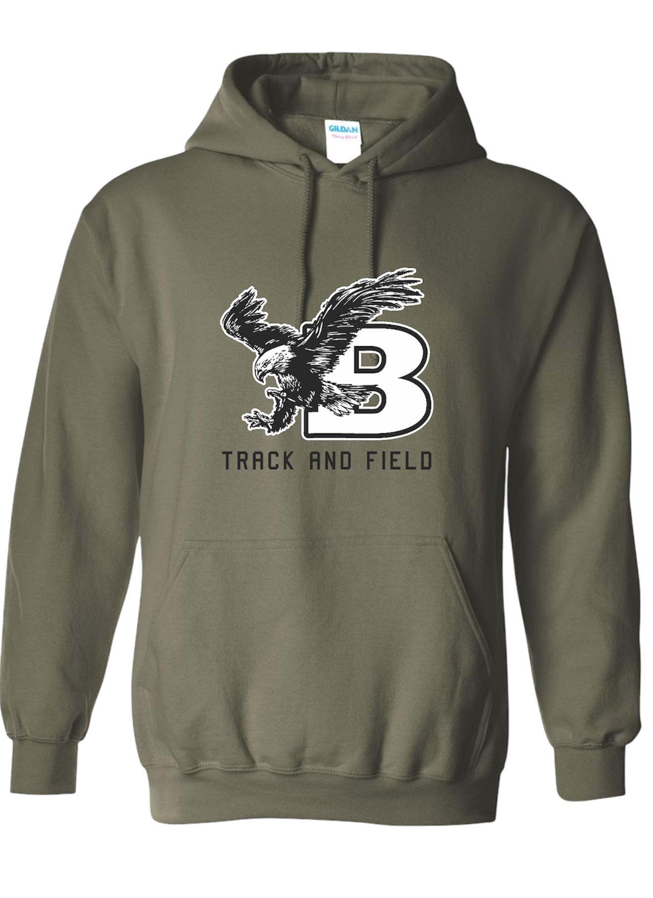 Bellingham Track and Field Heavy Blend hoodie (unisex)