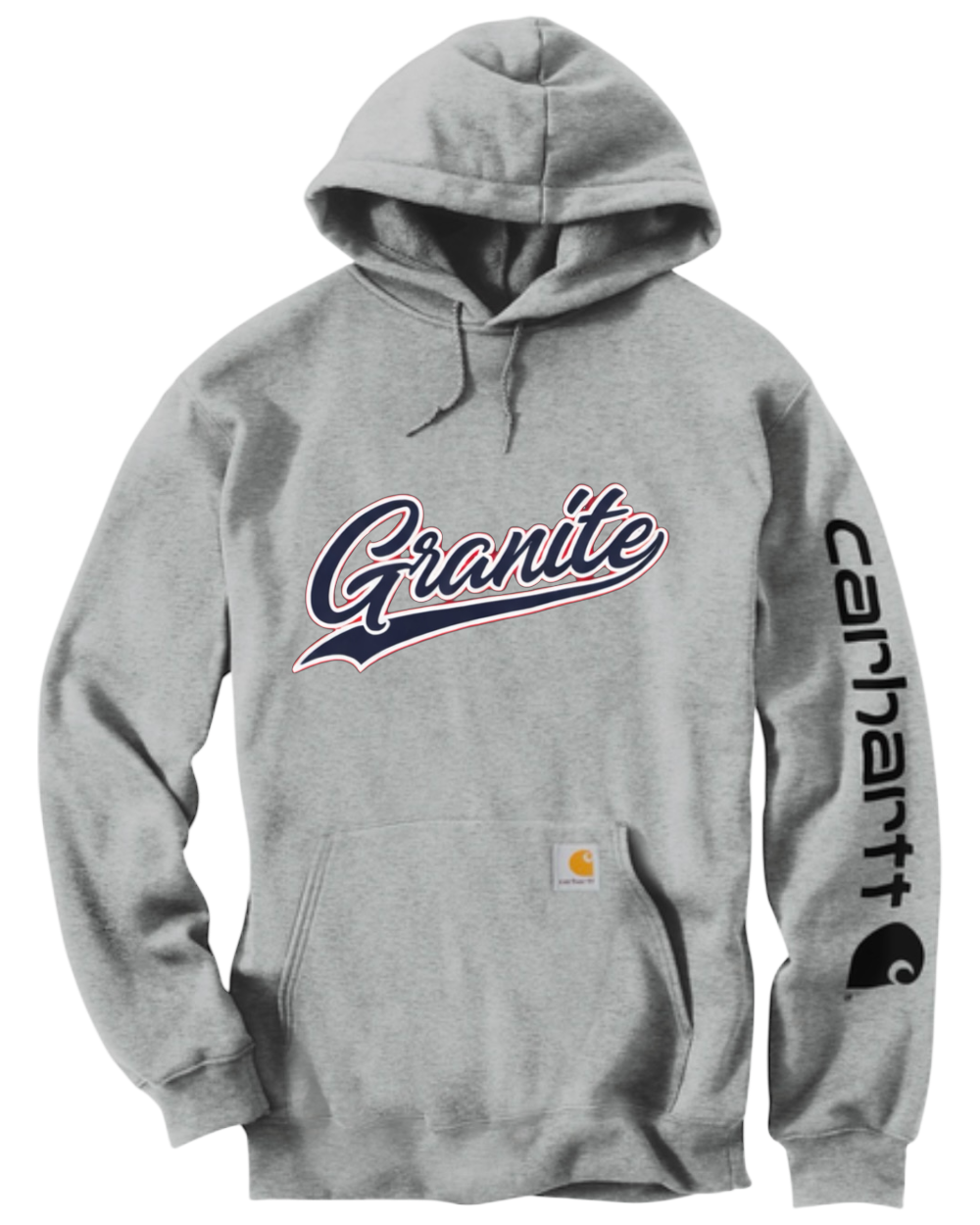 Granite Script Double Header Carhartt hoodie