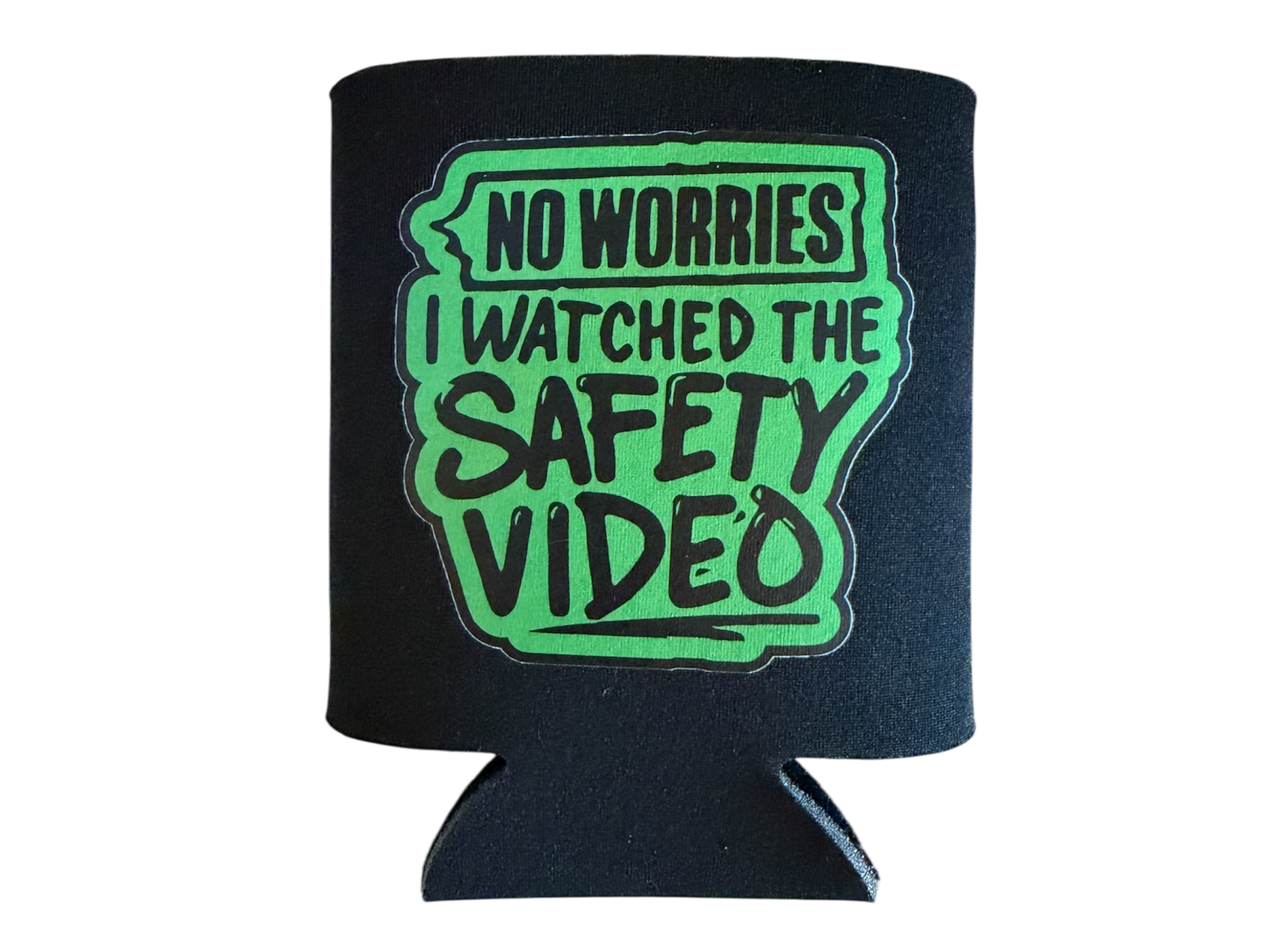 Koozie beverage beer holder Safety Video edition