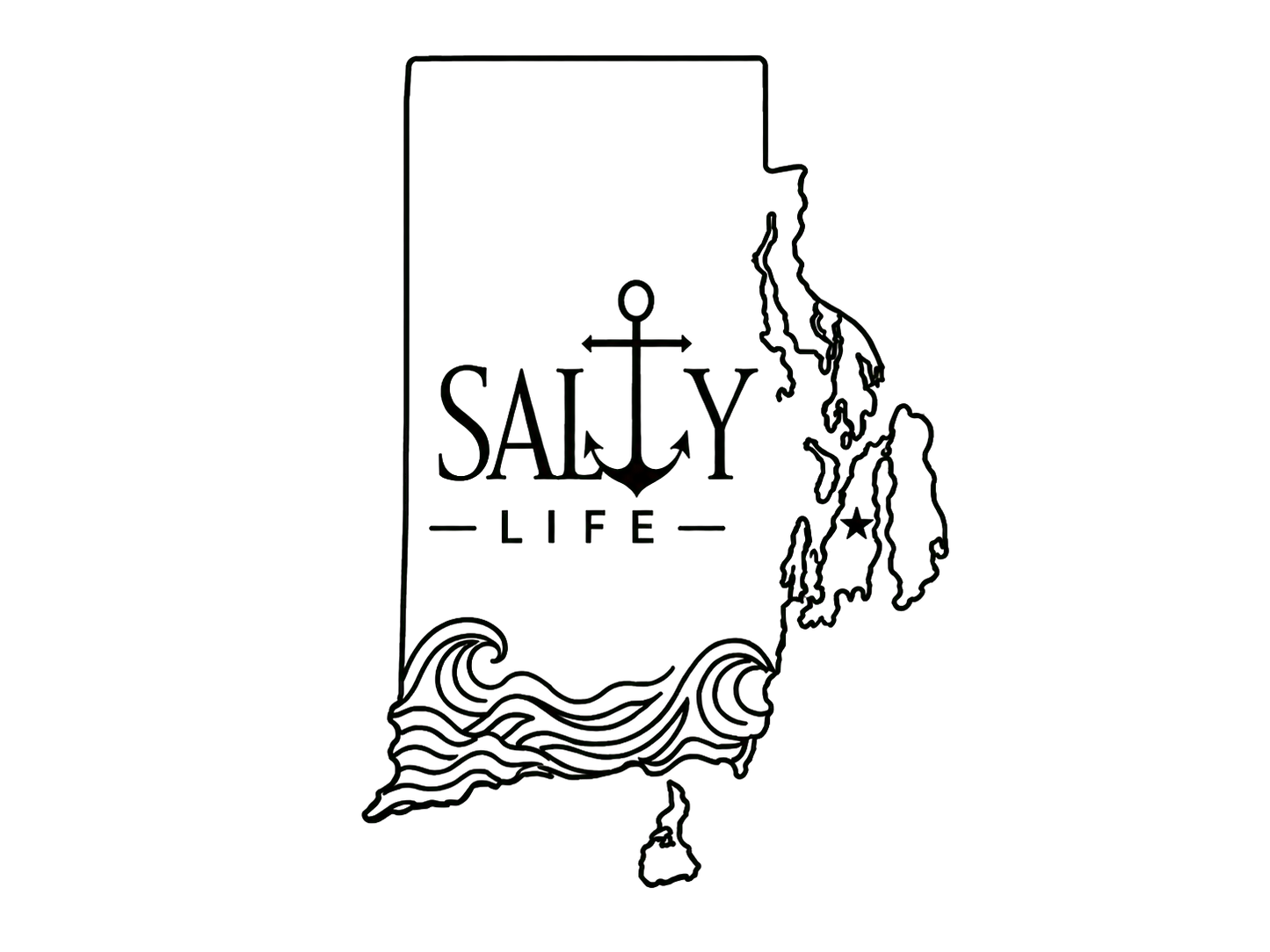 New England Salty Life Tshirts
