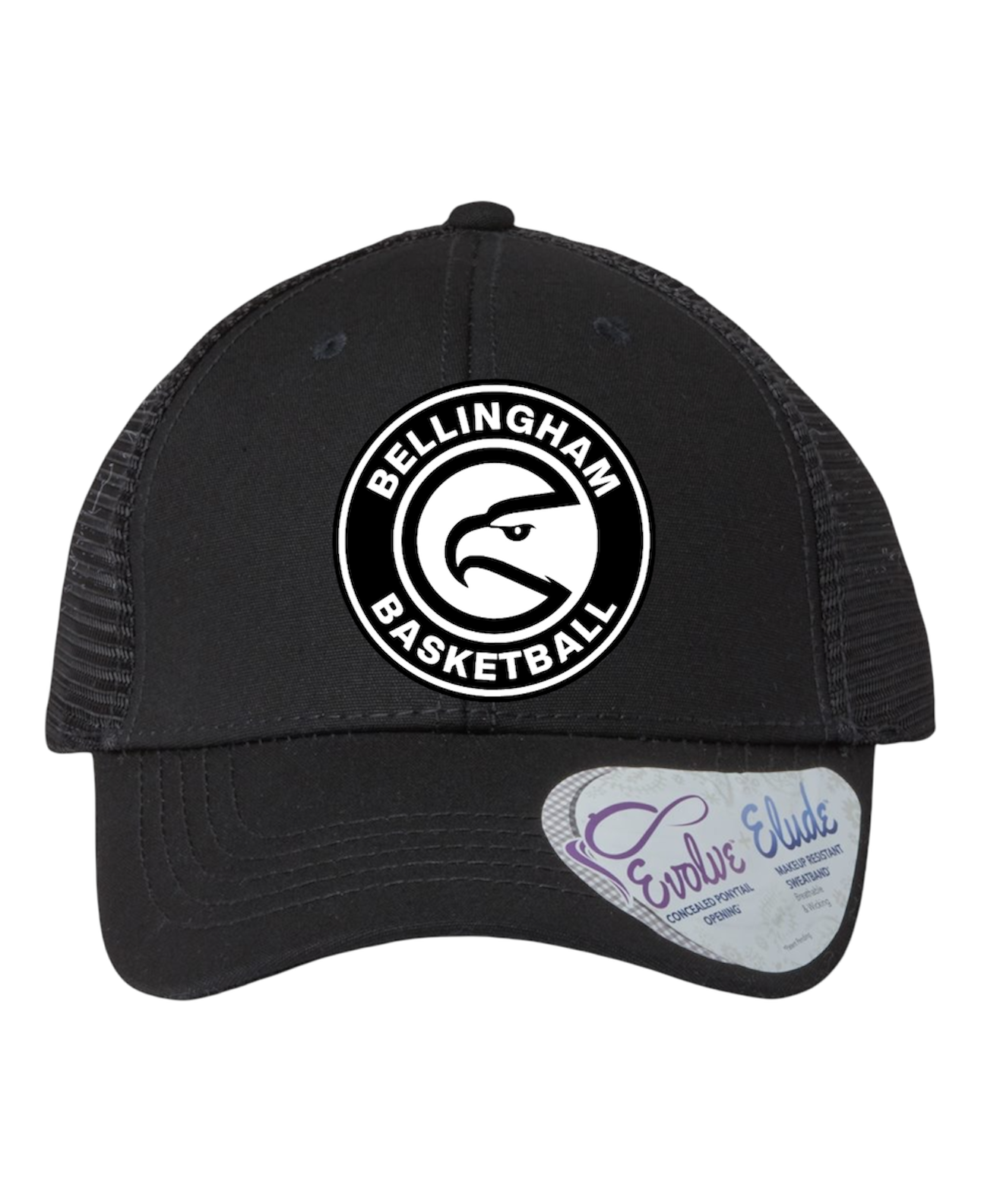 Bellingham Basketball Free Throw Women's ponytail hat