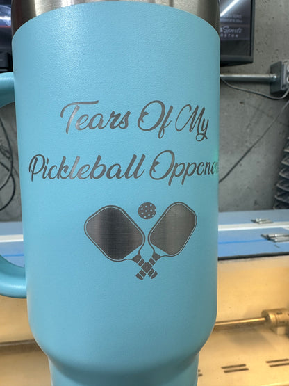 Pickleball 40oz Polar Camel Stanley type travel mug