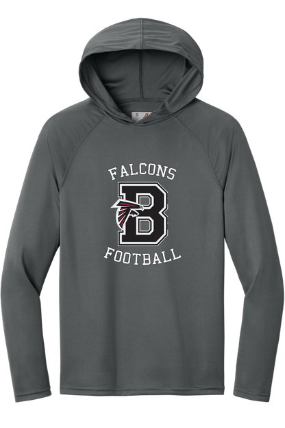 Bellingham Falcons performance long sleeve hooded tshirt