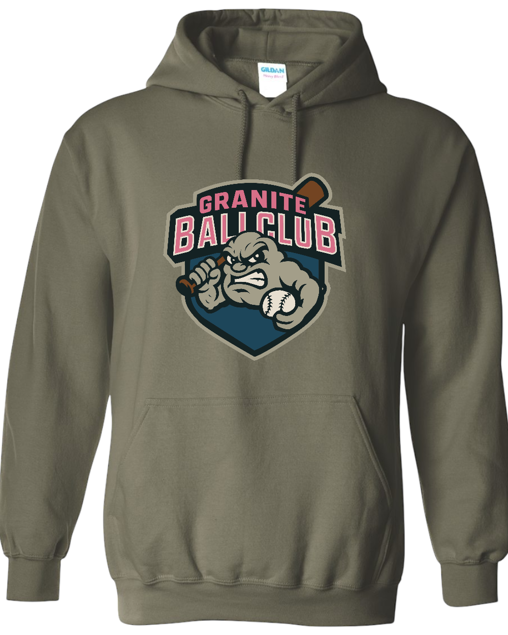 Granite Logo heavy blend Dugout Hoodie